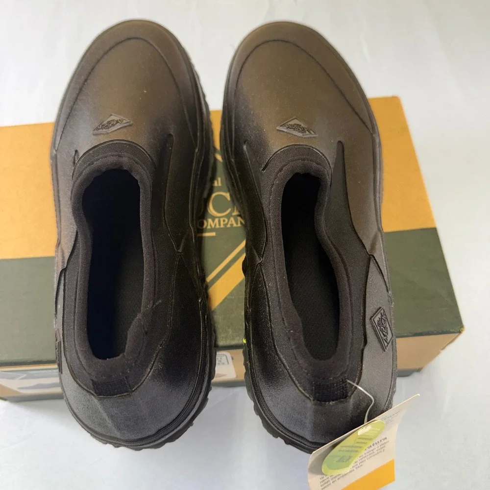 Muck Boot Co Forager Low Black Waterproof Slip On‎ Shoes Mens 10 Womens 11